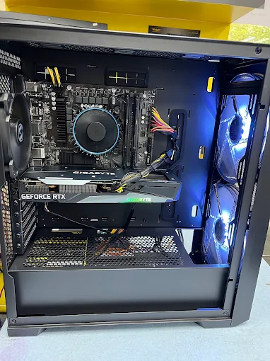 Real custom gaming PC build with RTX GPU at GMC